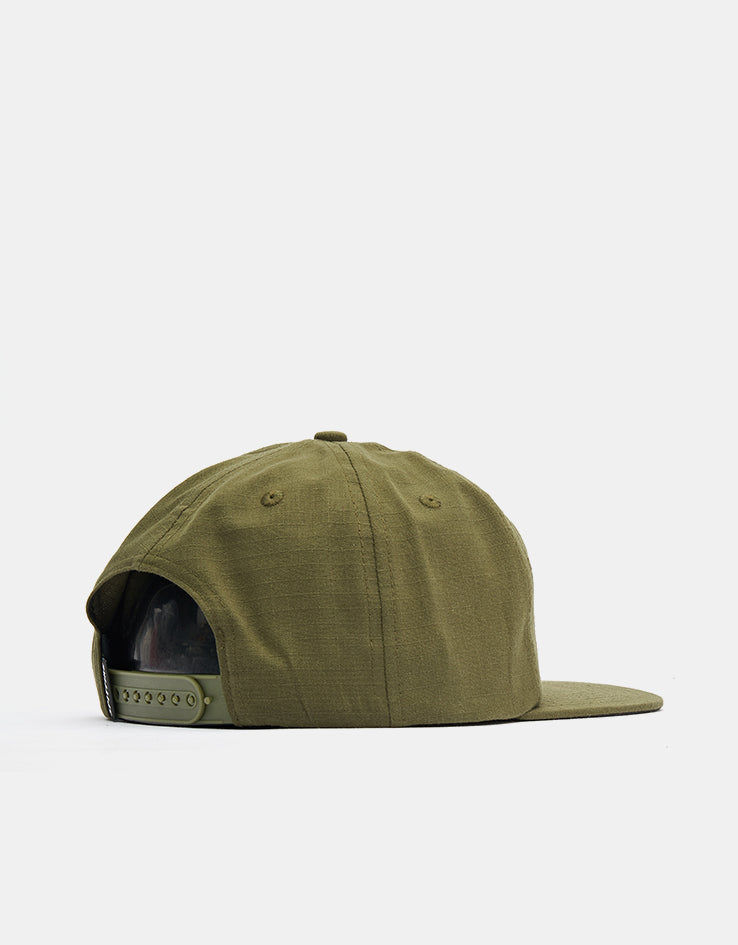 Spitfire Molotov Script Cap - Olive/Black