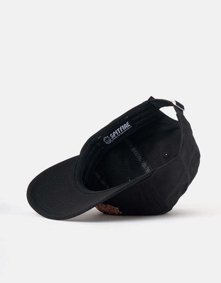 Spitfire Lil Demon Script Cap - Black/Red/Cream