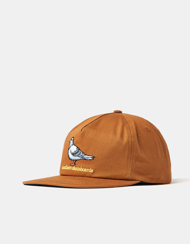 Anti Hero Lil Pigeon Cap - Medium Brown/Yellow