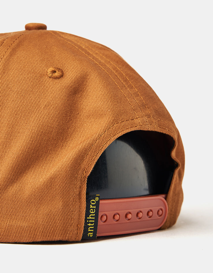 Anti Hero Lil Pigeon Cap - Medium Brown/Yellow