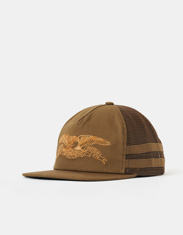 Anti Hero Basic Eagle Mesh Cap - Brown/Medium Brown