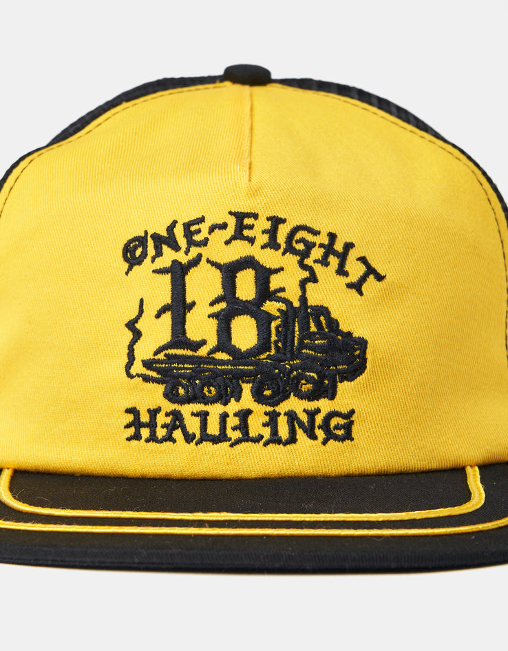 Anti Hero One Eight Hauling Cap - Black/Yellow