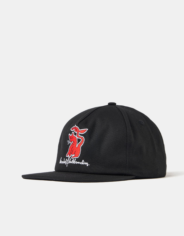 Krooked Kat Serpent Cap - Black/Red