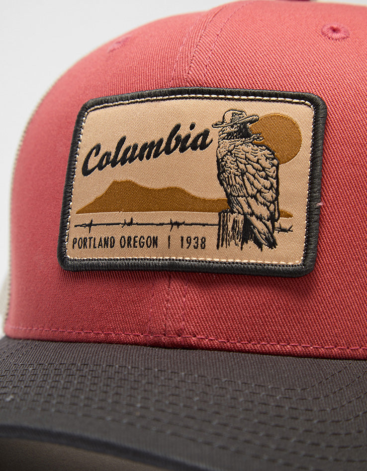 Columbia™ Mesh Snapback Cap - Washed Red/Shark/Dark Stone/Iron