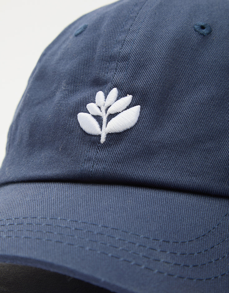 Magenta Bossed Dad Cap - Navy