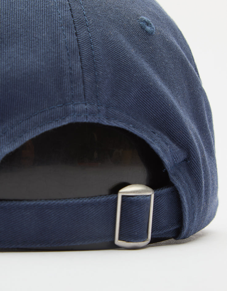 Magenta Bossed Dad Cap - Navy