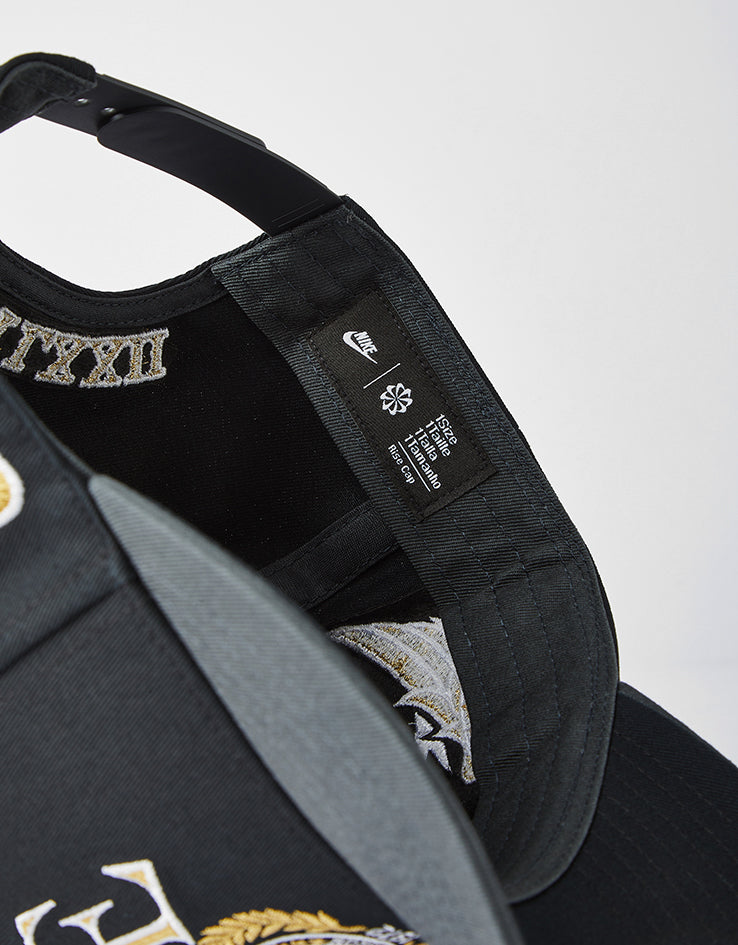 Nike Rise A-Frame Snapback Cap - Black/Anthracite/Black