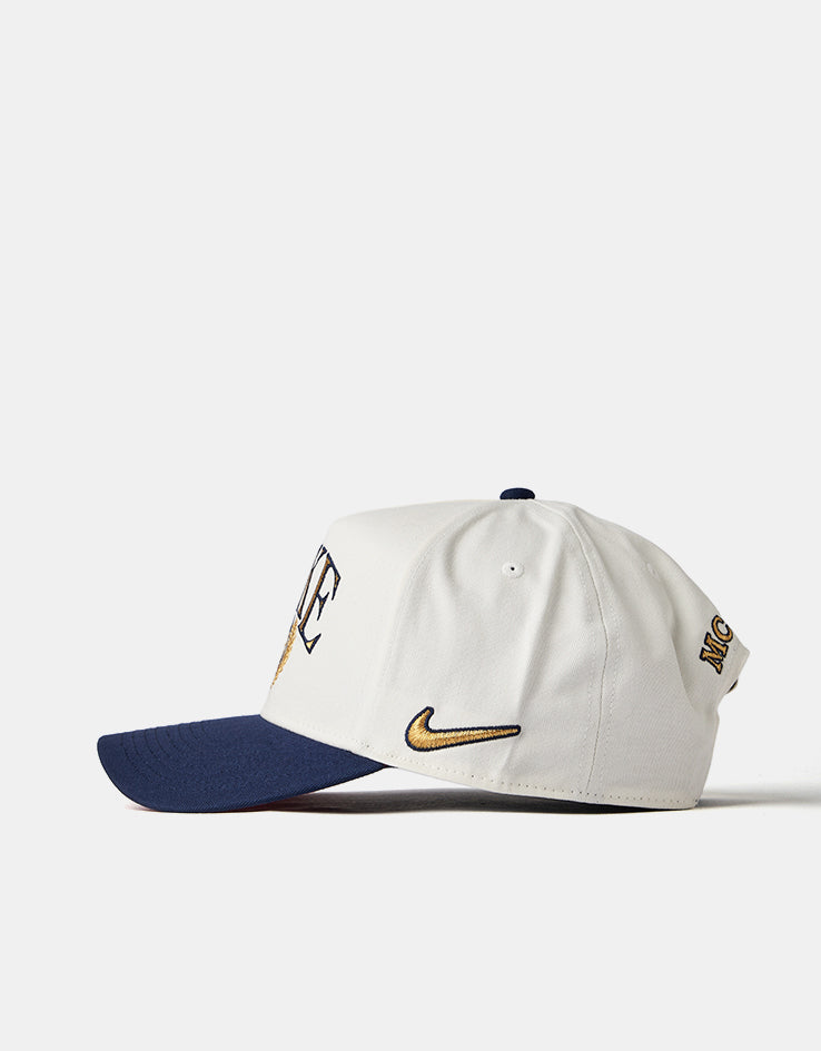 Nike Rise A-Frame Snapback Cap - Sail/Midnight Navy/Team Crimson