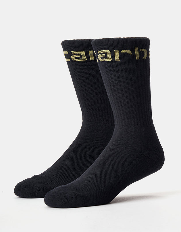 Carhartt WIP Carhartt Crew Socks - Deep Night/Gentle Green