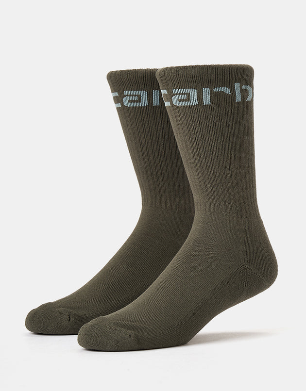Carhartt WIP Carhartt Crew Socks - Leaf/Tourmaline