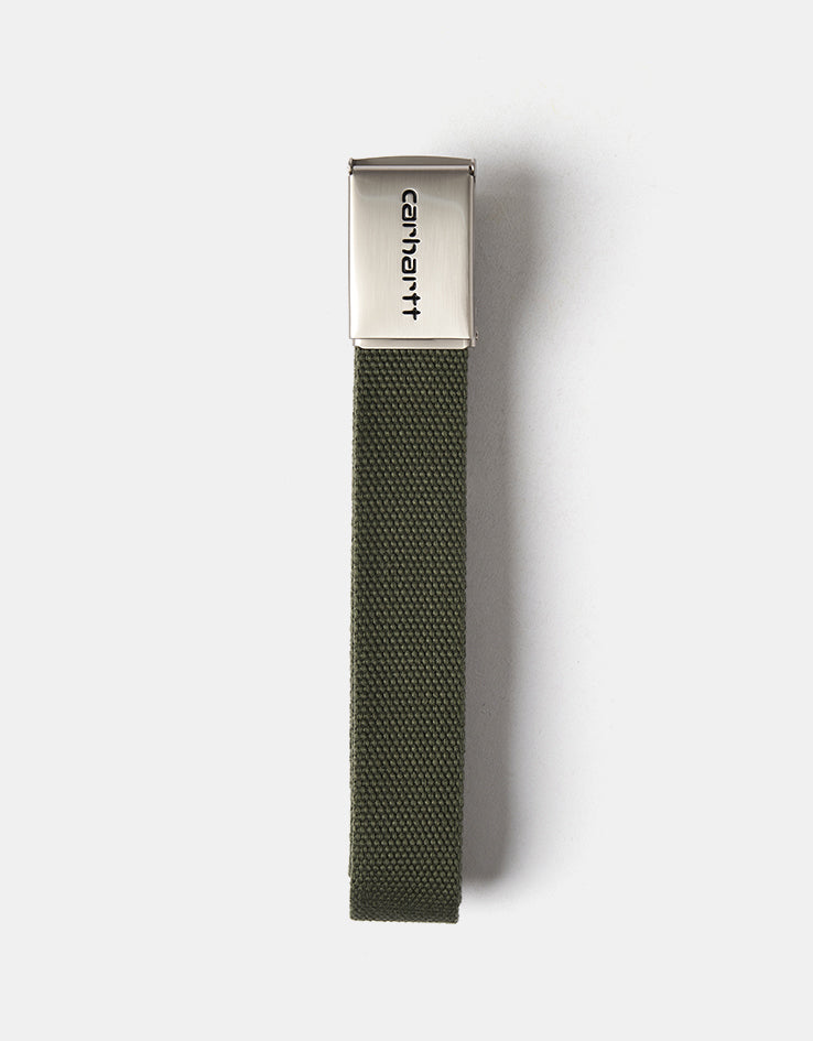Carhartt WIP Chrome Clip Web Belt - Leaf