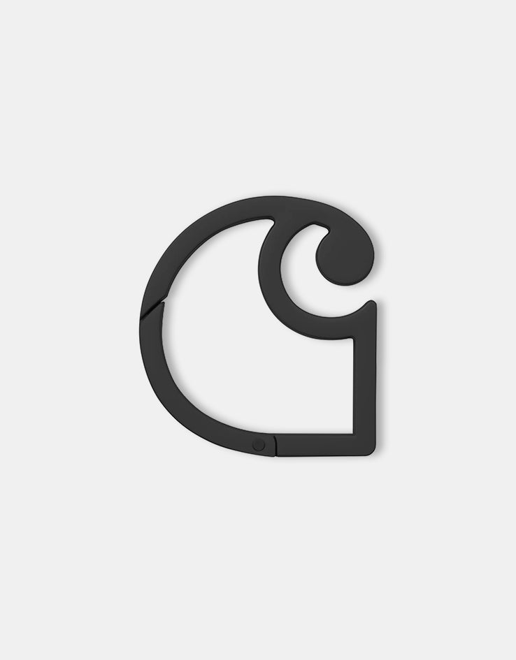 Carhartt WIP C-Logo Carabiner - Black