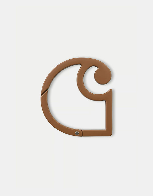 Carhartt WIP C-Logo Carabiner - Brown