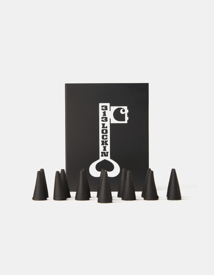 Carhartt WIP Locked Cone Incense - White/Black