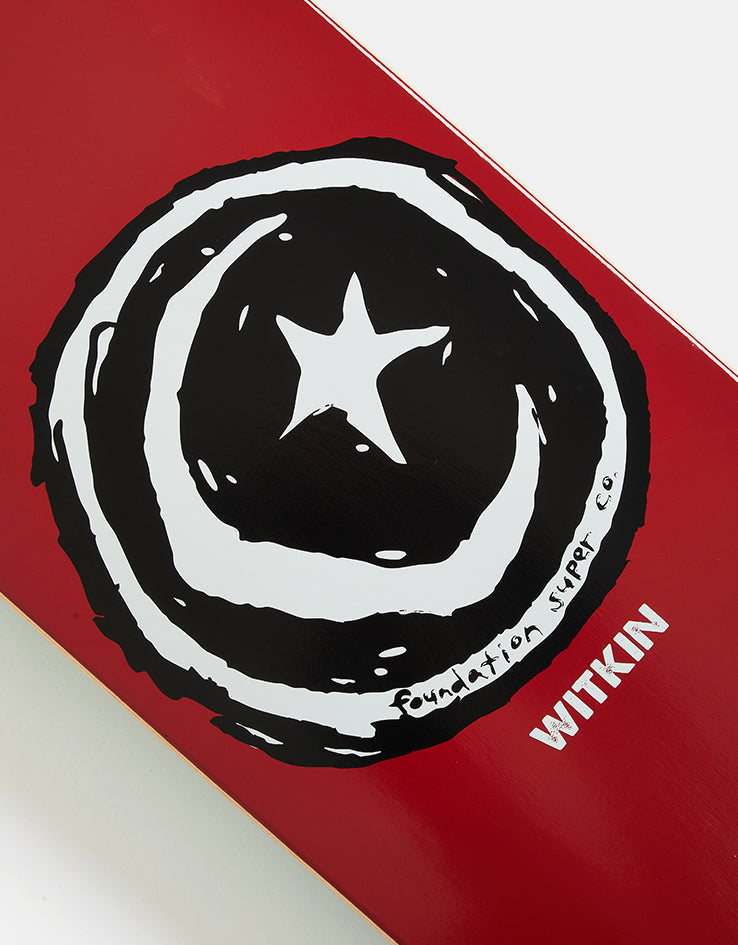 Foundation Witkin Star & Moon Skateboard Deck - 8.5"