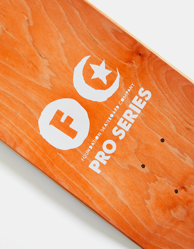 Foundation Lewis Star & Moon Skateboard Deck - 8.25"