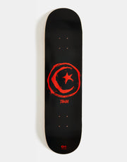 Foundation Cruz Star & Moon Skateboard Deck - 8"