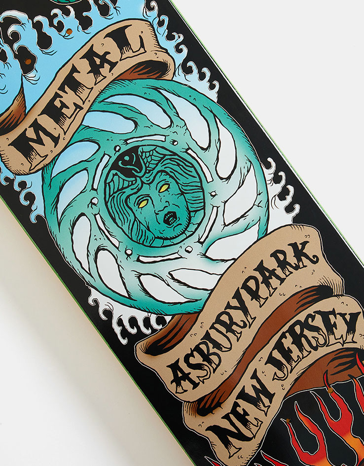 Metal APNJ Skateboard Deck - 8.25"
