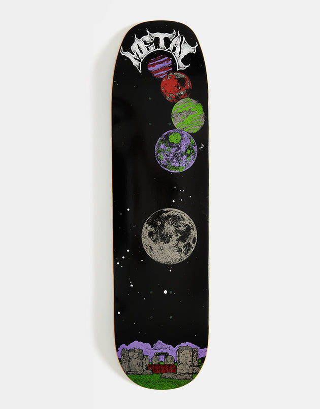 Metal Solstice Skateboard Deck - 8.25"
