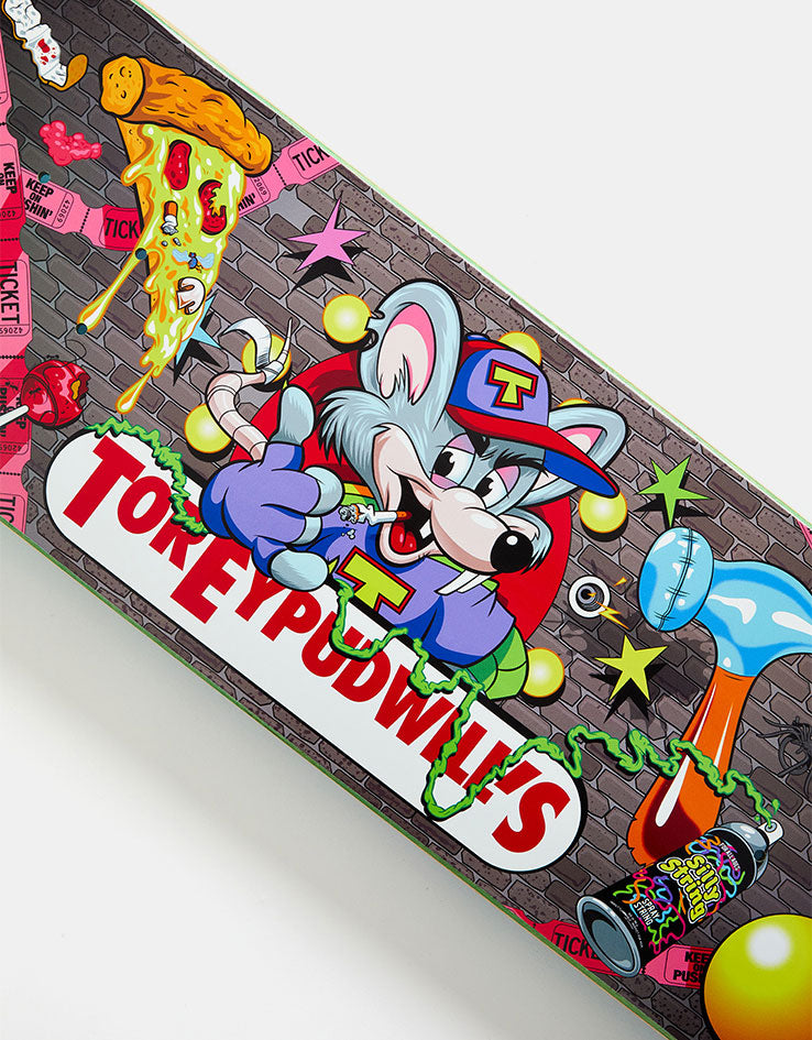 Thank You Pudwill Entertainment Cheese Skateboard Deck - 8.5"