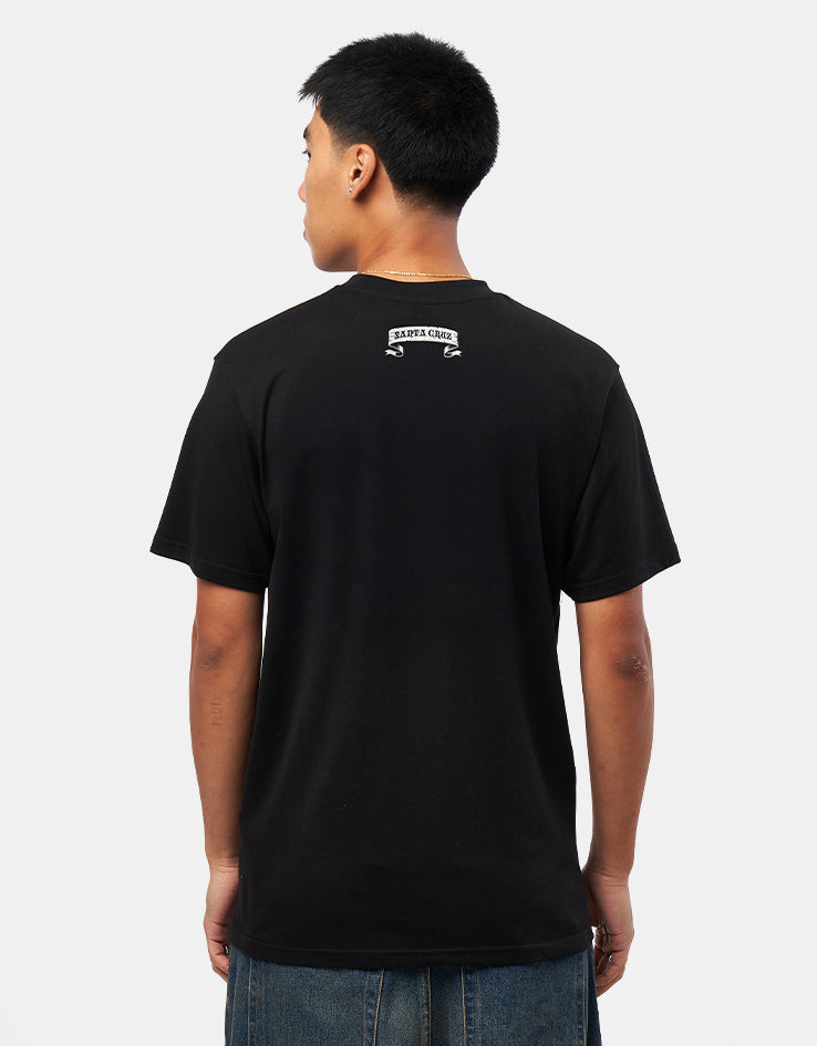 Santa Cruz Guzman Dining Dot T-Shirt - Black