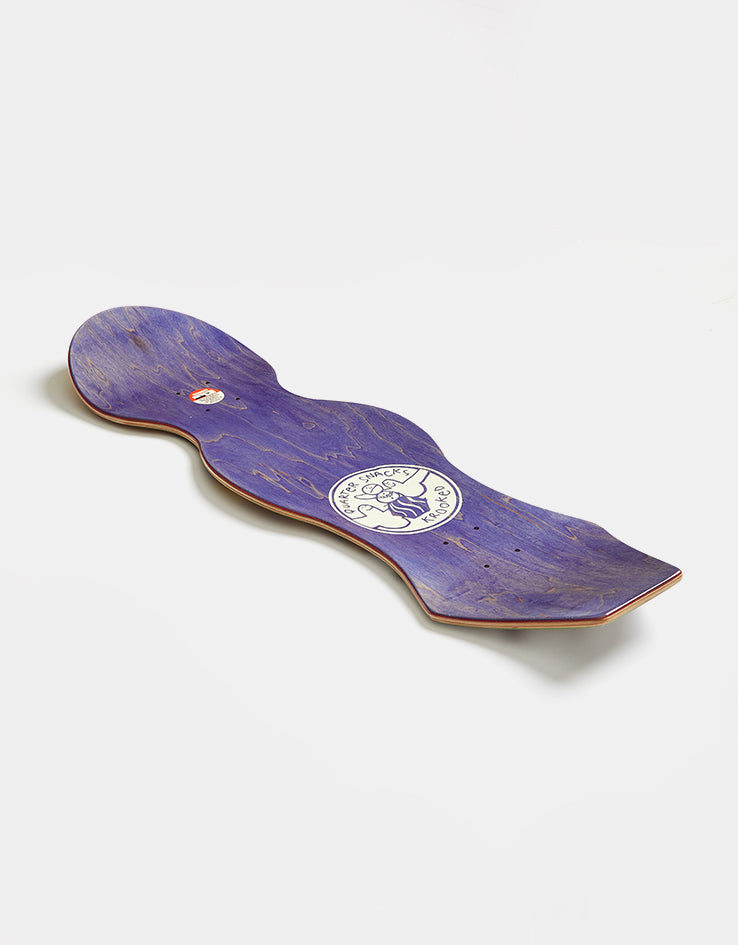Krooked x Quartersnacks Snackman Cruiser Skateboard Deck - 9"