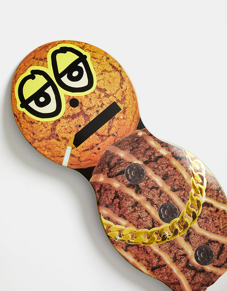 Krooked x Quartersnacks Snackman Cruiser Skateboard Deck - 9"
