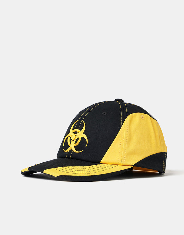 HUF Sector Snapback Cap - Black/Yellow