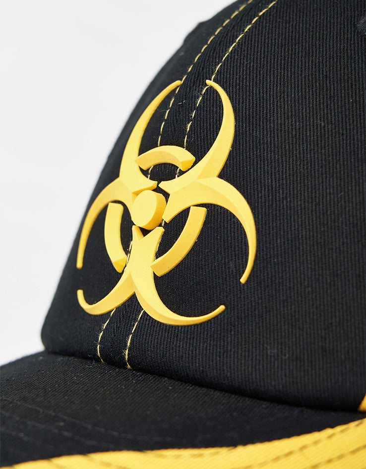 HUF Sector Snapback Cap - Black/Yellow