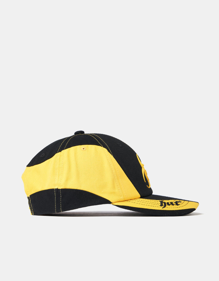 HUF Sector Snapback Cap - Black/Yellow