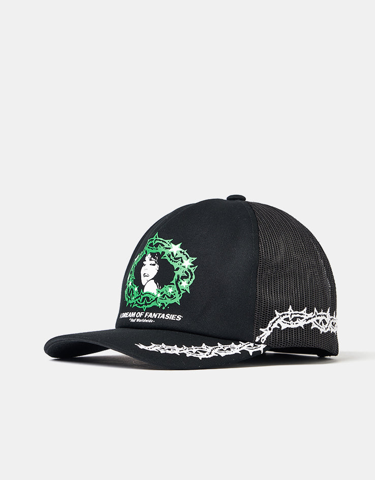 HUF Fantasies Trucker Cap - Black