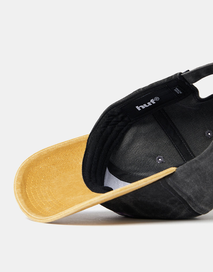 HUF Two Tone 89 Washed 6 Panel Cap - Black – Route One