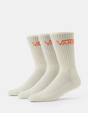 Vans Classic 3 Pack Crew Socks - Turtledove