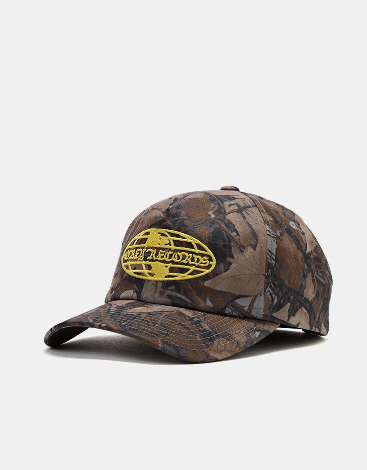 Obey World Records Snapback Cap - Fence Camo Multi