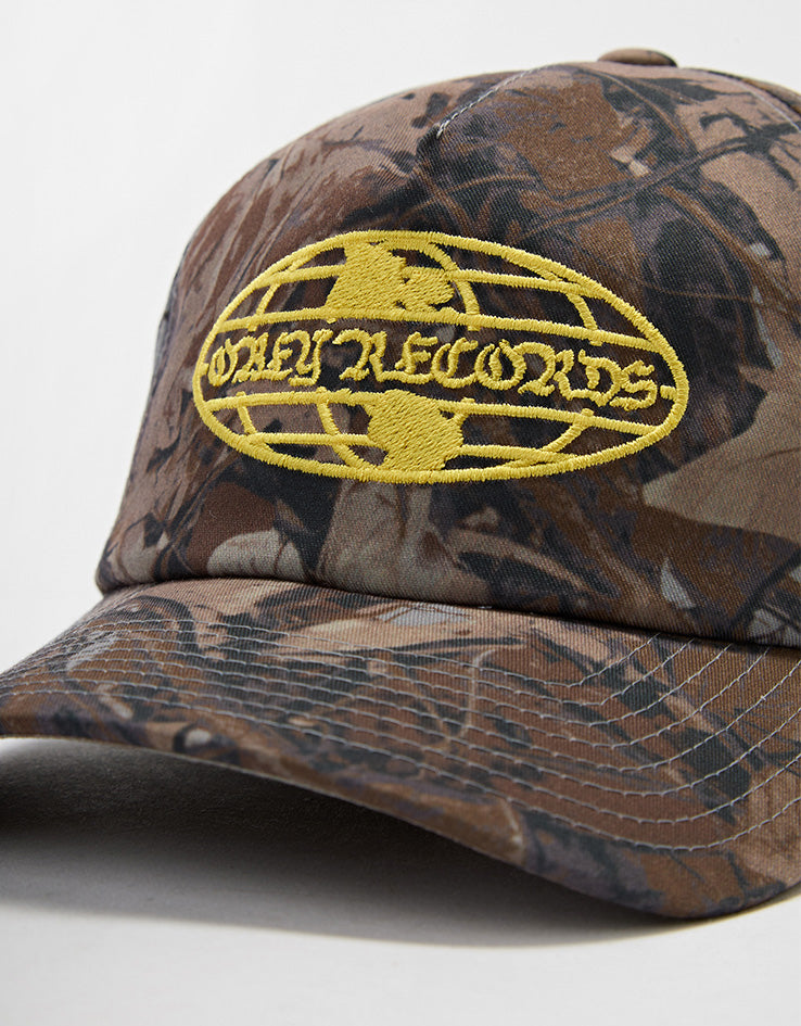 Obey World Records Snapback Cap - Fence Camo Multi