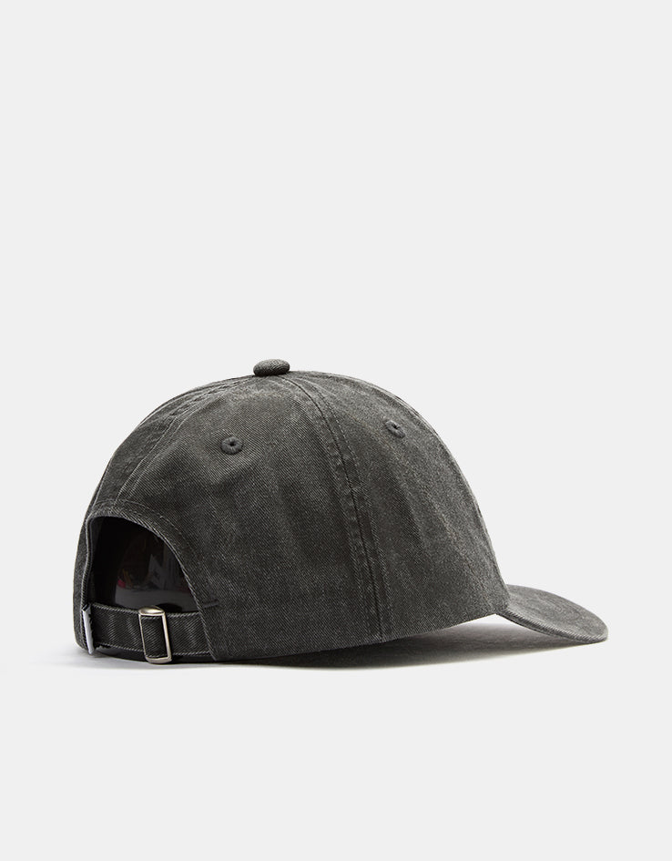 Obey Pigment Bold 6 Panel Strapback Cap - Pigment Black