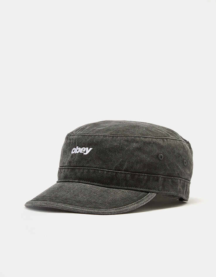 Obey Boxcar Pillbox Cap - Pigment Black