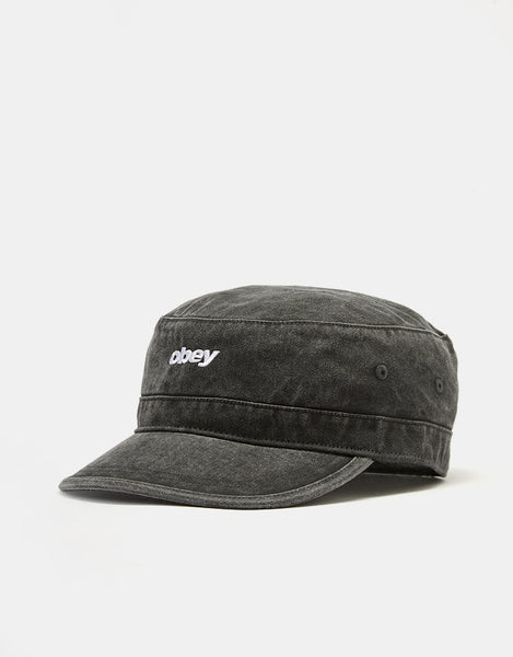 Obey Boxcar Pillbox Cap - Pigment Black – Route One