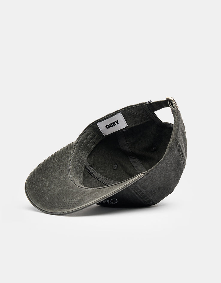 Obey Pigment Signature Strapback Cap - Pigment Black