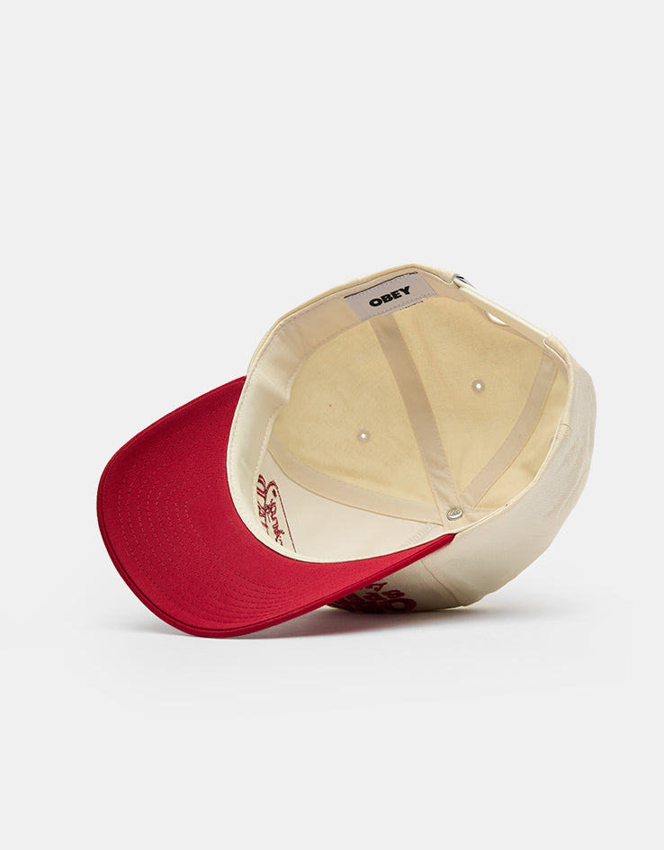 Obey Speed Squad Snapback Cap - True Red Multi – Route One