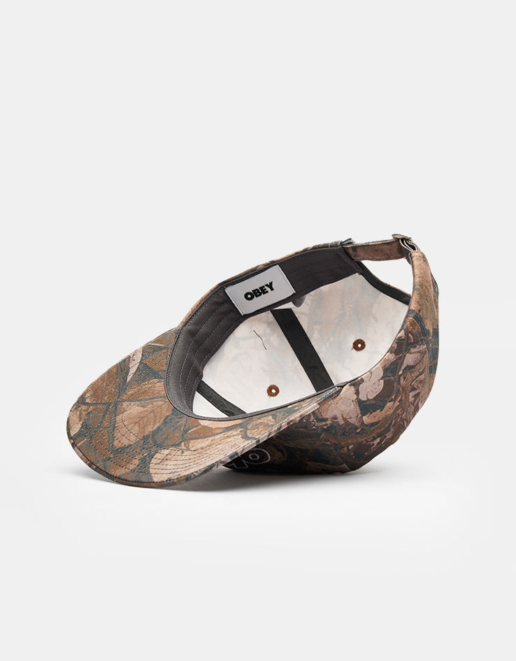 Obey Pigment Obey Slanted 6 Panel Strapback - Fence Camo Multi