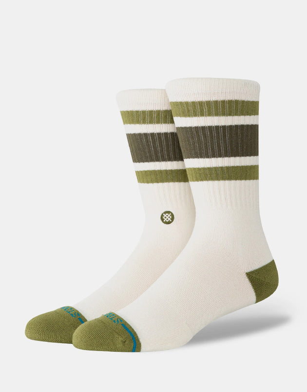 Stance Boyd St Crew Socks - Military Green