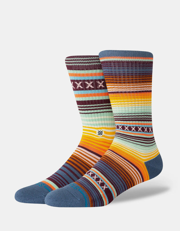 Stance Curren St Crew Socks - Sea Blue