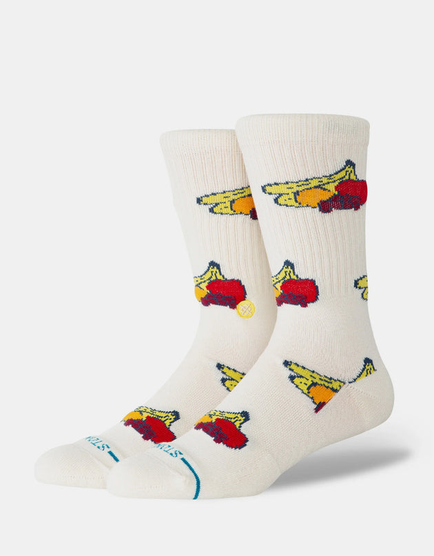 Stance Fruits Crew Socks - Canvas