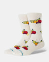 Stance Fruits Crew Socks - Canvas