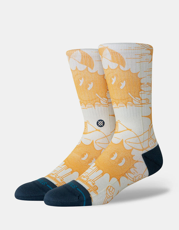 Stance Sonnys Crew Socks - Yellow