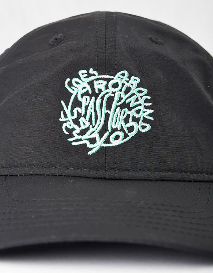 Pass Port Goes Around RPET Leagues 6 Panel Cap - Black