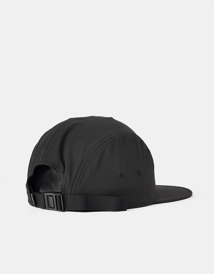 Vans Stretch Logo Camper 5 Panel Cap - Black