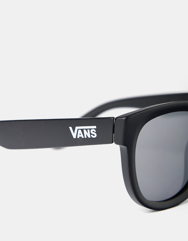 Vans Spicoli Sunglasses - Matte Black/Silver Mirror