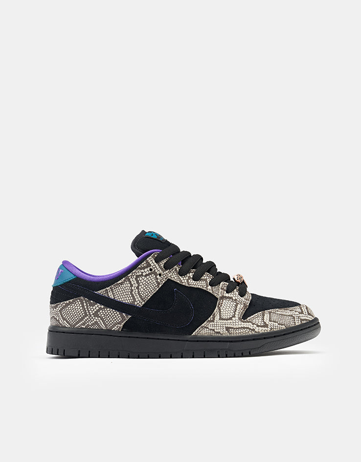 Nike SB Dunk Low Pro ISO Skate Shoes - Cool Grey/Black-Cool Grey